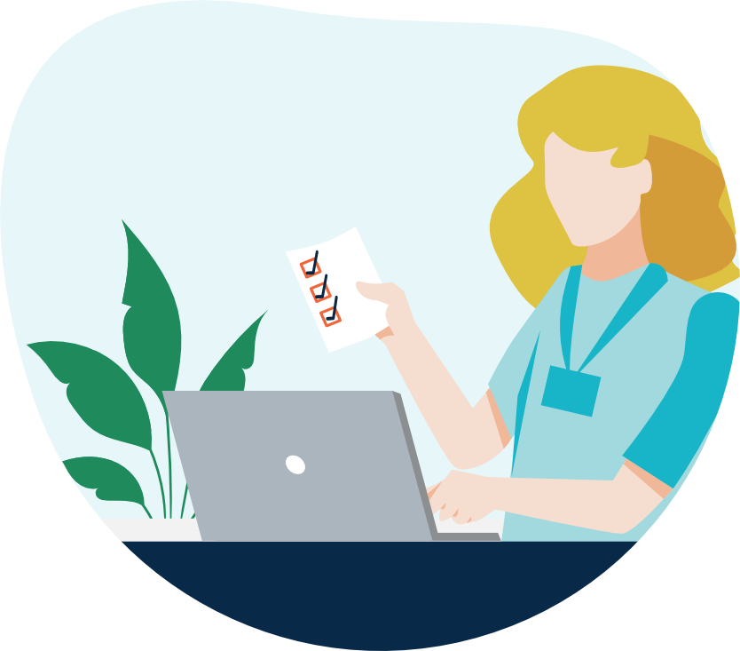 Remote work illustration